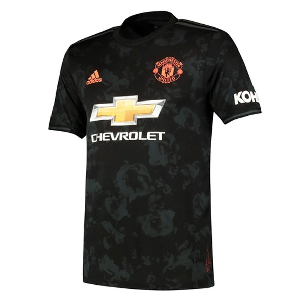 Camiseta Manchester United Replica Tercera Ropa 2019/20 Negro